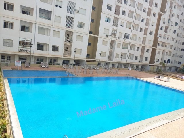 Locations de vacances à Agadir, Hay Mohammadi : Appartement F2 meublé de 50m² avec piscine - À partir de 2 300 DH.