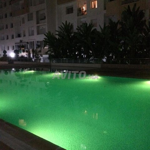 Locations de vacances à Agadir, Hay Mohammadi : Appartement meublé avec piscine - 4 personnes - 2 chambres - 300 DH