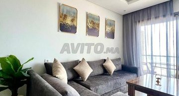 "Superbe appartement en bord de mer à Agadir, Anza - Location quotidienne à 9 000 DH"