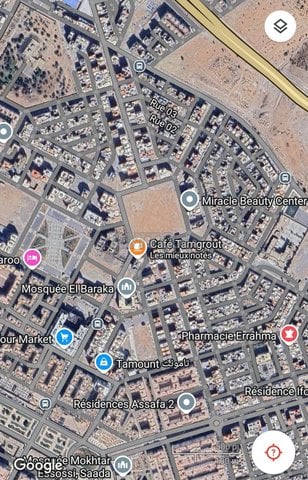 Terrains et fermes à Agadir, Hay Mohammadi : Parcelle de 333 m² pour construction de 3 niveaux au prix de 3 600 000 DH - Agadir.