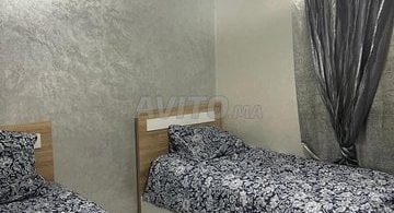 Appartements meublés à louer à Agadir, Hay Salam - 64 m², 2 chambres, 3 200 DH par mois.