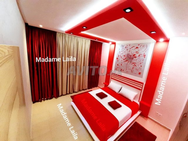 Locations de vacances à Agadir, Hay Mohammadi : Appartement Meublé Préstigieux avec Piscine - 5 pièces à partir de 300 DH