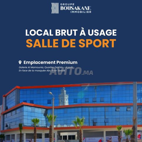 À Louer à Agadir : Local de 501 m² Idéal pour Salle de Sport à Hay Dakhla