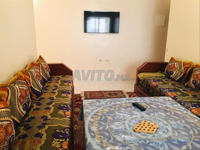 Locations de vacances à Agadir : Appartement familial à El Houda à louer pour 150 DH - 5 personnes - 2 chambres.