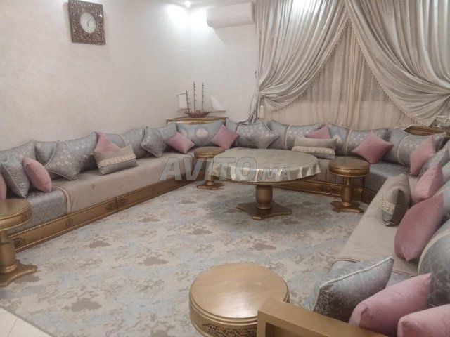 Locations de vacances à Agadir : Appartement meublé propre à Abattoirs, Souk Lahad - À partir de 2 400 DH pour 5 personnes.