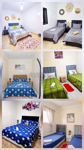 Locations de vacances à Agadir : Appartements familiaux à louer au centre-ville à partir de 300 DH.