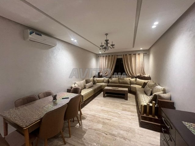 Locations de vacances à Agadir, Hay Mohammadi : Appartement F4 résidentiel avec Wi-Fi - À partir de 550 DH pour 5 personnes.