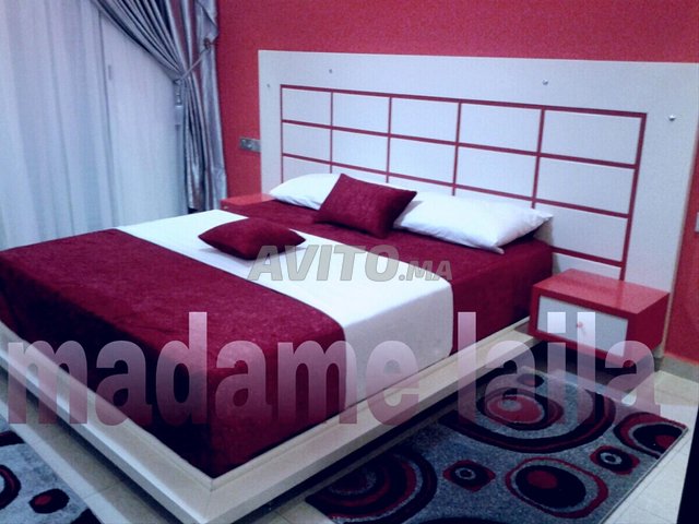 Locations de vacances à Agadir, Hay Mohammadi : Appartements de luxe meublés avec piscine et Wi-Fi, idéaux pour les familles – 300 DH pour 4 personnes.