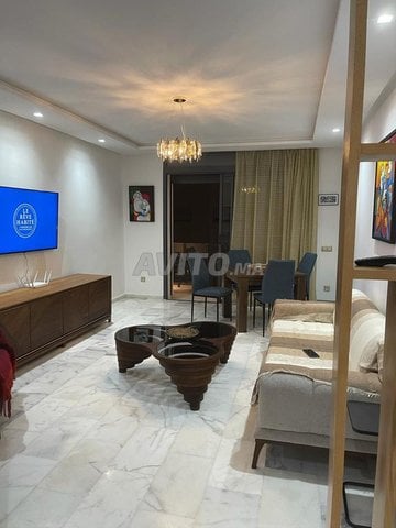 Locations de vacances à Agadir, Sonaba : Superbe appartement au cœur du quartier Founty - 1 200 DH pour 4 personnes.