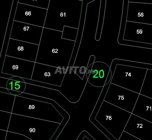 Terrains et fermes à Agadir, El Houda : Terrain R4 à vendre, prix sur demande.