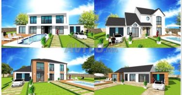 Villas et Riads à Agadir, Hay Zaytoun - Tiran, villa de 340 m², 3 façades, 2 040 000 DH
