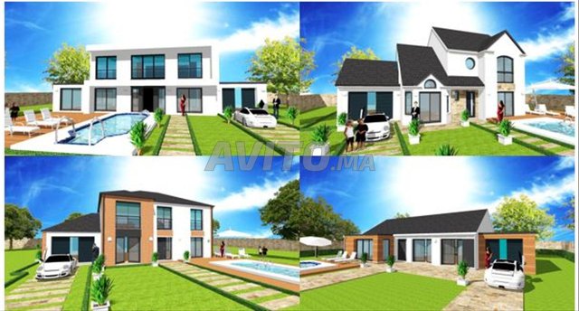 Villas et Riads à Agadir, Hay Zaytoun - Tiran, villa de 340 m², 3 façades, 2 040 000 DH