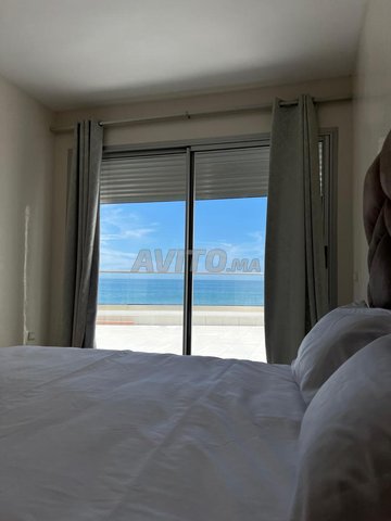 Locations de vacances à Agadir : Appartement en bord de mer avec vue, 5+2 personnes, à partir de 1 200 DH.