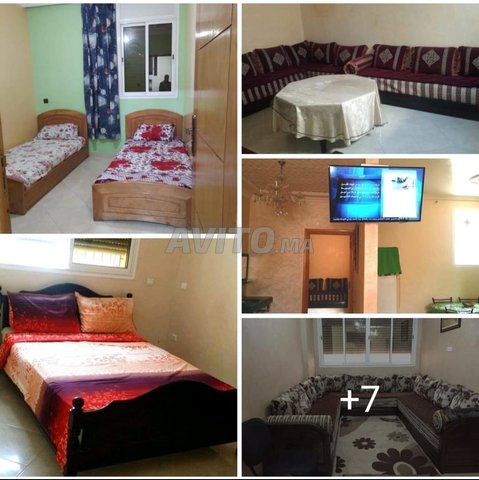 Locations de vacances à Agadir, Hay Salam : Appartement meublé à partir de 250 DH, 5+4 personnes.