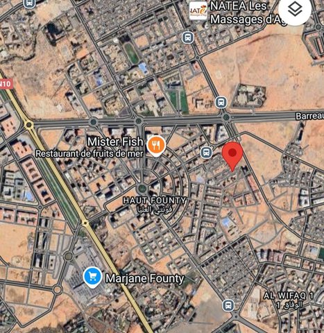 Terrain de 80m² à Haut-Founty, Agadir – Opportunité à ne pas manquer à 1 300 000 DH !