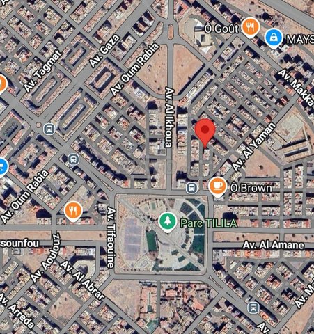 Terrains et Fermes à Agadir : Terrain à Tilila de 84 m² R2 à 1 400 000 DH
