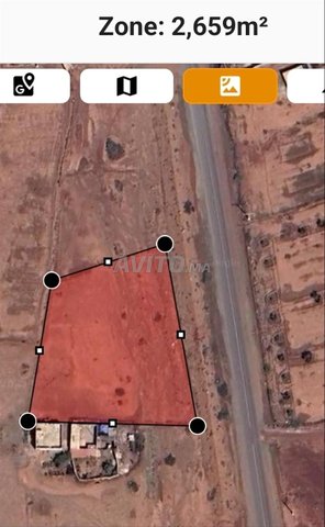 Terrains et fermes à Agadir : Terrain de 2658 m² avec titre sur goudron à Eddir – 600 000 DH