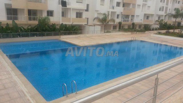 Locations de vacances à Agadir, Hay Mohammadi : Superbe appartement meublé avec piscine, idéal pour les familles – À partir de 1 700 DH pour 5 personnes + 1.