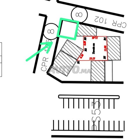 À vendre : Terrain de 80 m² avec deux façades à Agadir – 230 000 DH