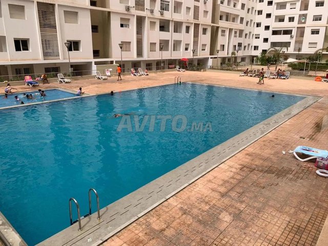 Appartement de Luxe Climatisé avec Piscine et WiFi à Agadir, Hay Mohammadi - Locations de Vacances 5+ à partir de 2 500 DH