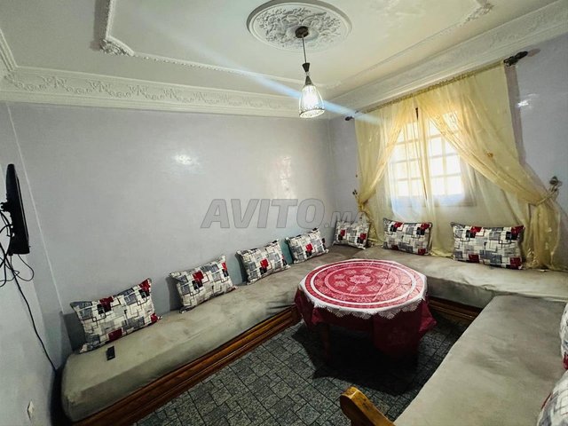 Locations de vacances à Agadir : Appartement à louer à Al Wifaq, 4 chambres à partir de 1 300 DH.