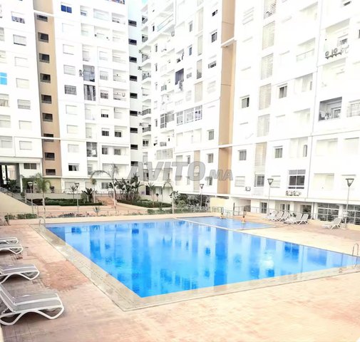 Locations de vacances à Agadir, Hay Mohammadi : Grand studio haut standing avec piscine – Appartements à partir de 2 400 DH