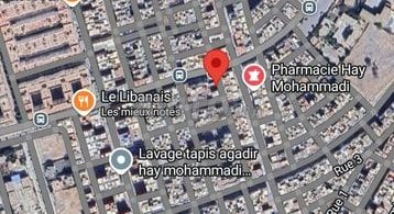 Terrain à vendre à Agadir, Hay Mohammadi - 100 m² R2 à 1 260 000 DH