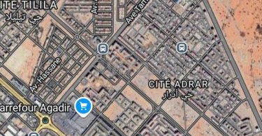 Terrains et fermes à Agadir, Cité Adrar : Terrain R2 à Sakan Hay Adrar à 750 000 DH